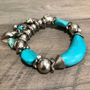 NWOT Turquoise Chunky Bracelet